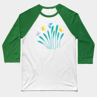 butterflies in the reeds Baseball T-Shirt